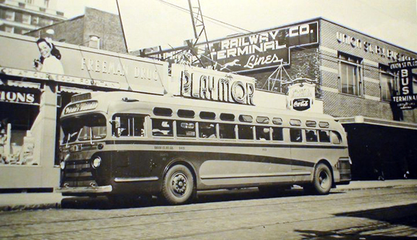 1947 and later Union Street Railway  - Bus and Bus Station New Bedford - www.WhalingCity.net